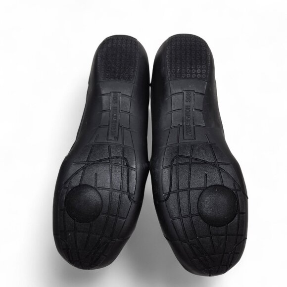 Ros Hommerson Carol Black Patent Trim Slip On Casual Comfort Flats Memory Foam 6 - Picture 8 of 10